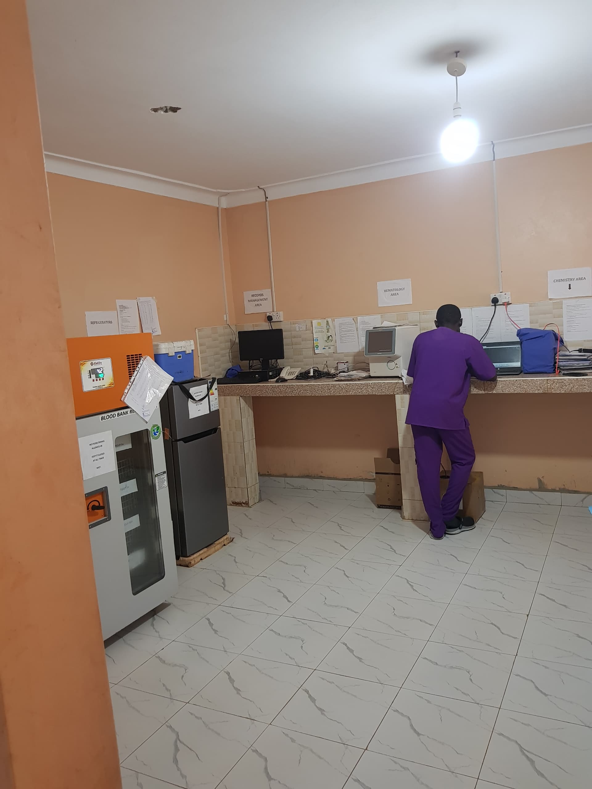 Operating theater prepared for surgery